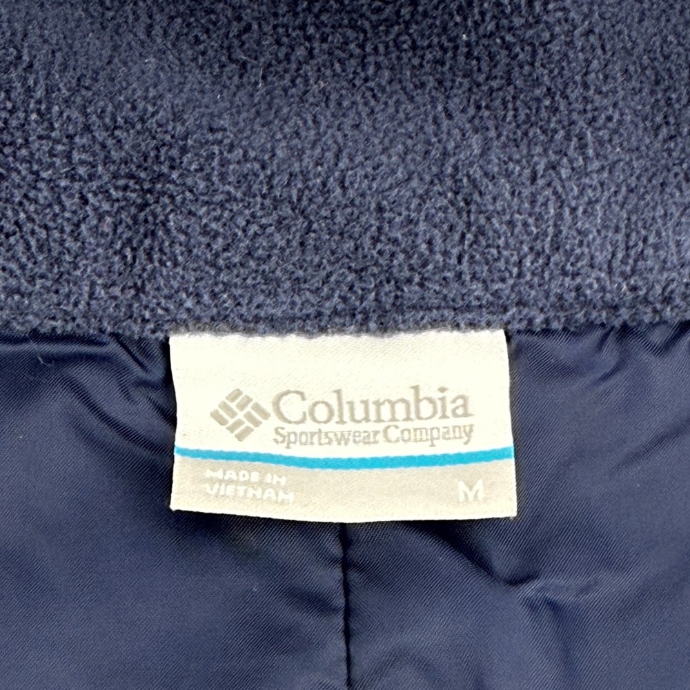 Columbia Mix It Around II Vest Womens Medium Quilted Navy Blue Full Zip Hiking - Picture 6 of 16